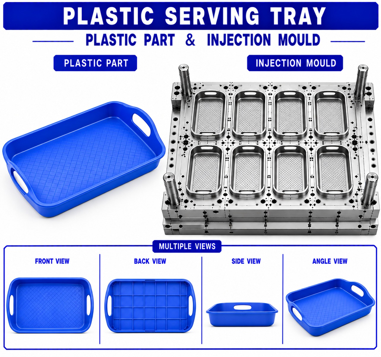 Plastic Serving Tray Mould and Moulding Service